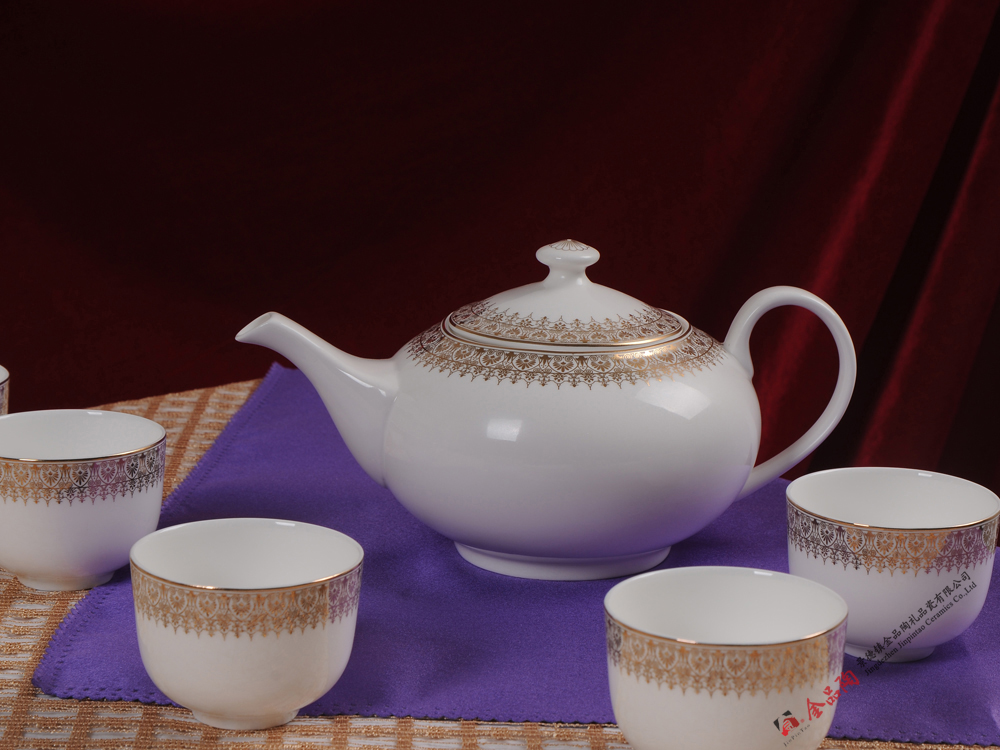 7頭茶具（帝王苑、微波爐金）